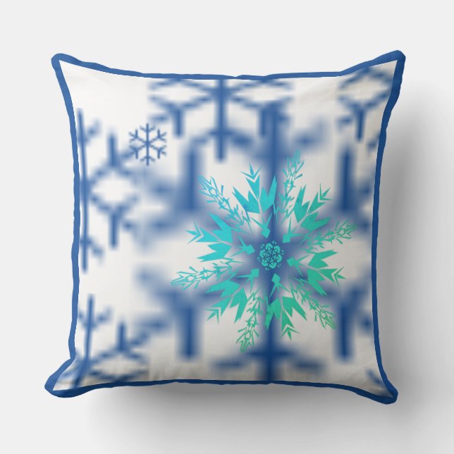 WINTER large outdoor throw cushion  (Front)