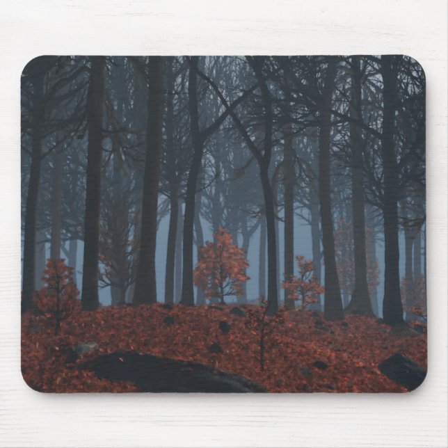 Winter Leaves Mousepad (Front)