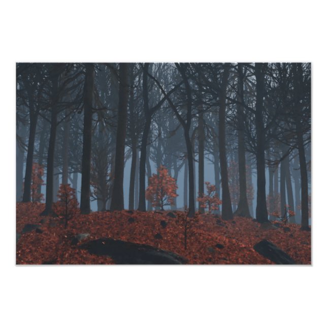 Winter Leaves Photo Print (Front)