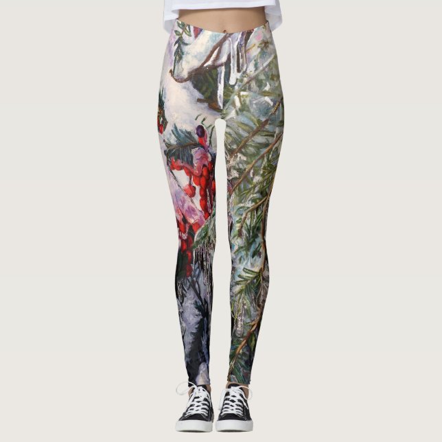 Winter Leggings-The perfect thing to exercise in! Leggings (Front)