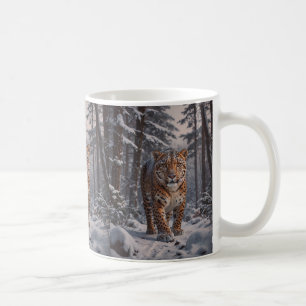 Winter Leopard Coffee Mug