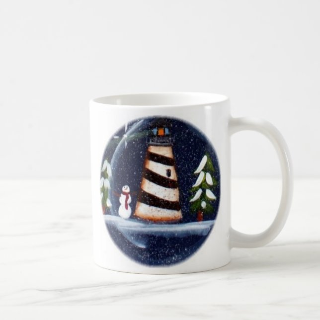 Winter Lighthouse Mug (Right)