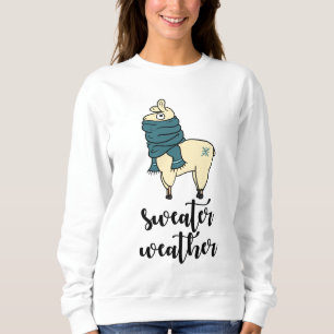 Winter Llama   Sweater Weather