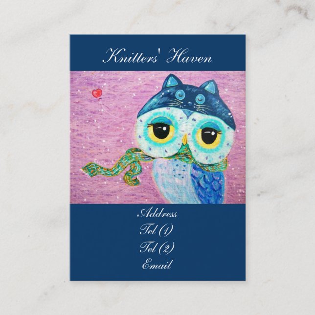 Winter Love Business Card (Front)
