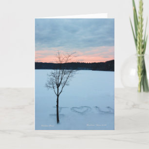 Winter Love Holiday Card