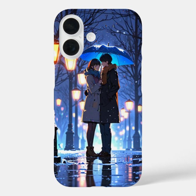 Winter Love Umbrella Case-Mate iPhone Case (Back)