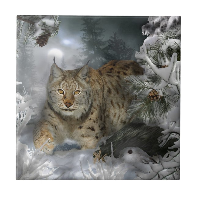 Winter Lynx Tile (Front)