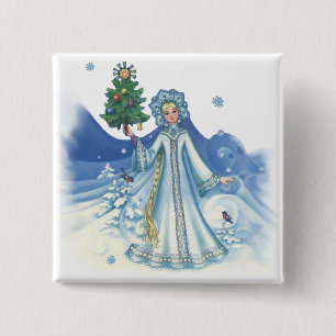 Winter Magic 15 Cm Square Badge