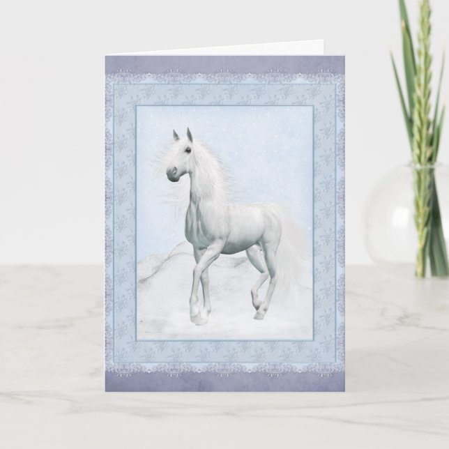 Winter Magic, a horse`s tale. Card (Front)