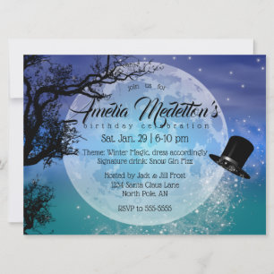 Winter Magic Christmas Invitation