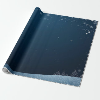 Winter Magic – Enchanted Snowy Night Design Wrapping Paper