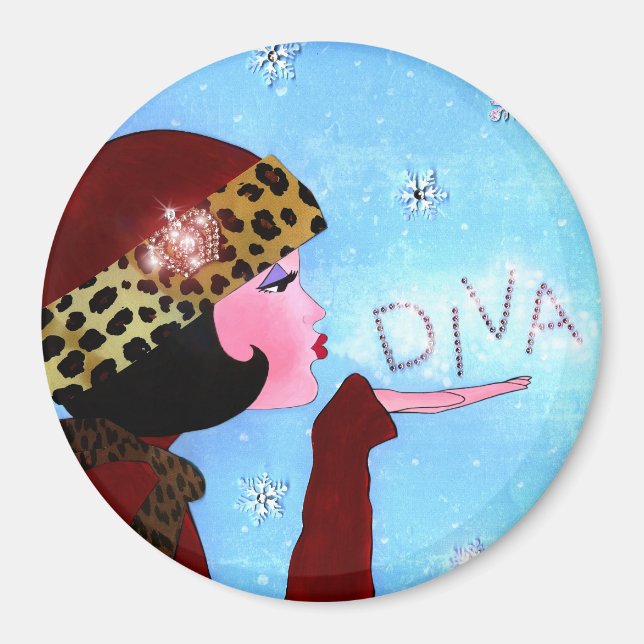 "Winter Magic" Magnet (Front)