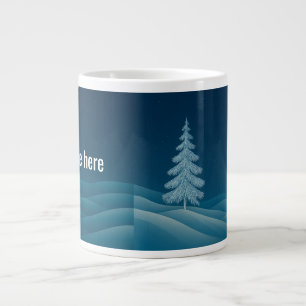 Winter Magic Mug – Personalized Snowy Tree Design