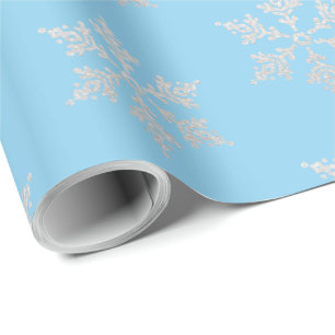 Winter Magic Snowflakes Wrapping Paper
