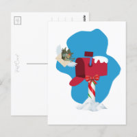 Winter Mailbox Airmail