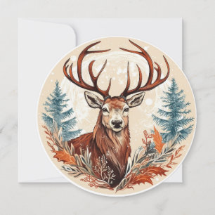 Winter Majesty – A Woodland Holiday Greeting Card