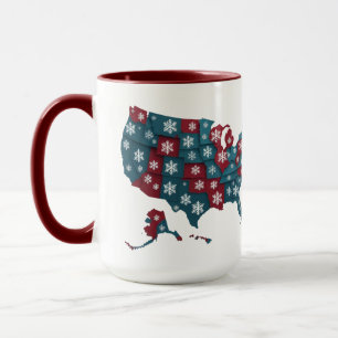 Winter Map Combo Mug