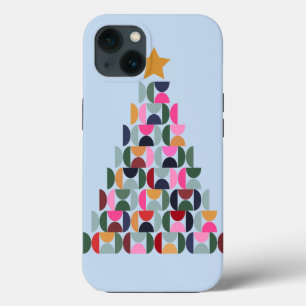 Winter Market 10 Colourful Christmas Tree iPhone 13 Case