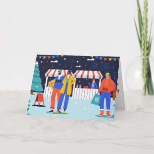 "Winter Market Festivities" Card