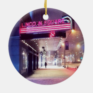 Winter Marquee Ceramic Ornament