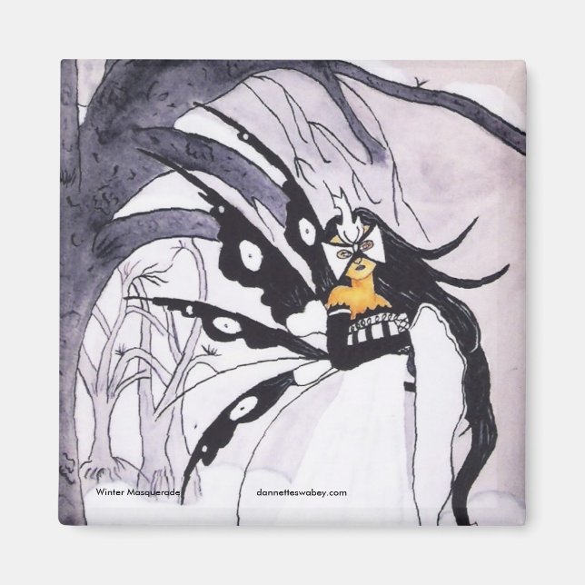 Winter Masquerade Magnet (Front)