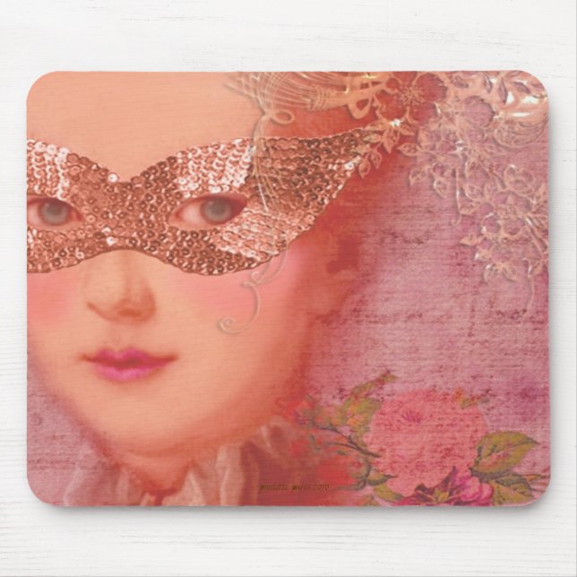 Winter Masquerade Mouse Pad (Front)