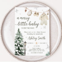 Winter Merry Little Baby Clothes Baby Shower