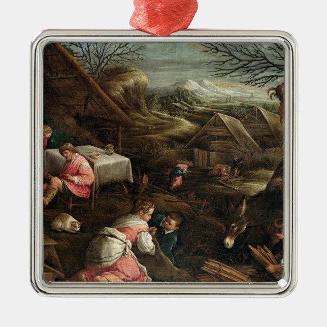 Winter Metal Ornament (Front)