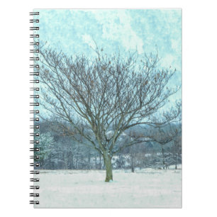 Winter Mimosa Painterly Notebook