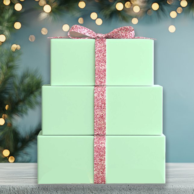 Winter Mint Solid Colour Wrapping Paper Sheet (Creator Uploaded)