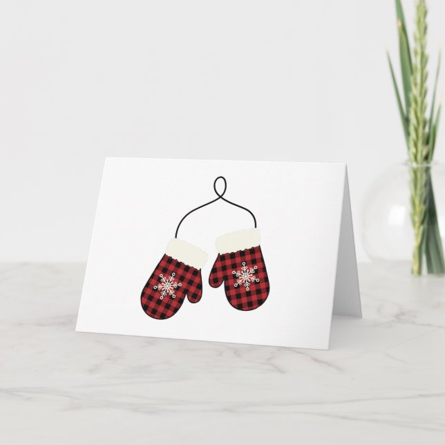Winter Mittens Card (Front)