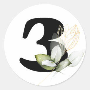 winter MONOGRAM Bulgarian Cyrillic alphabet  Class Classic Round Sticker