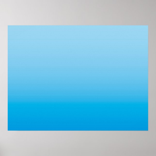 WINTER MOOD – Ice Blue | deep to light |  Poster (Front)