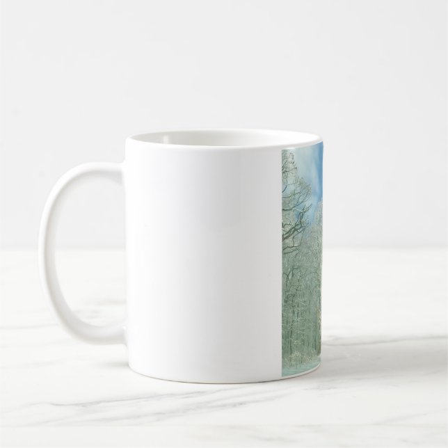 winter morning coffee mug (Left)