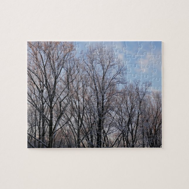 Winter Morning III Nature Landscape Jigsaw Puzzle (Horizontal)
