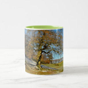 Winter morning Two-Tone coffee mug