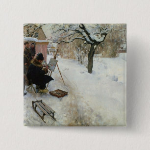 Winter Motif Åsögatan 15 Cm Square Badge