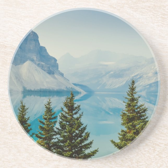 winter mountain lakes coaster (Front)