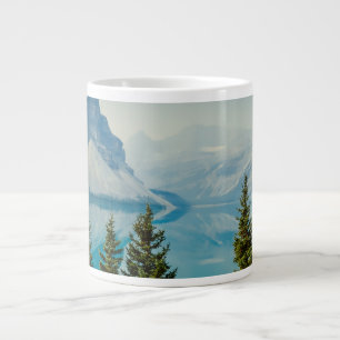 winter mountain lakes large coffee mug