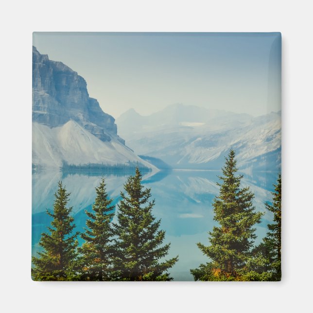 winter mountain lakes magnet (Front)