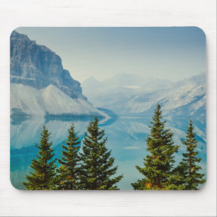 winter mountain lakes mouse pad