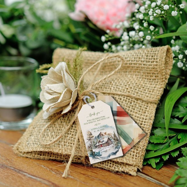 Winter Mountain Lodge Gift Tag (Creator Uploaded)