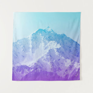 Winter mountain peakmountain,hipster,peak,photo,ba tapestry