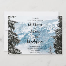 Winter Mountain Wedding