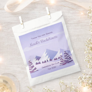 Winter Mountains Bachelorette Weekend Favour Bag