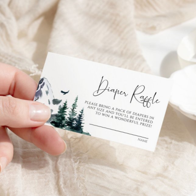 Winter Mountains Diaper Raffle Card (Creator Uploaded)
