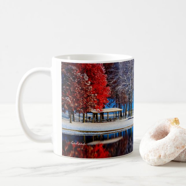 Winter Moves In Coffee Mug (With Donut)
