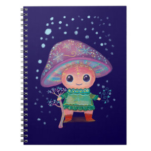 winter mushroom notebook
