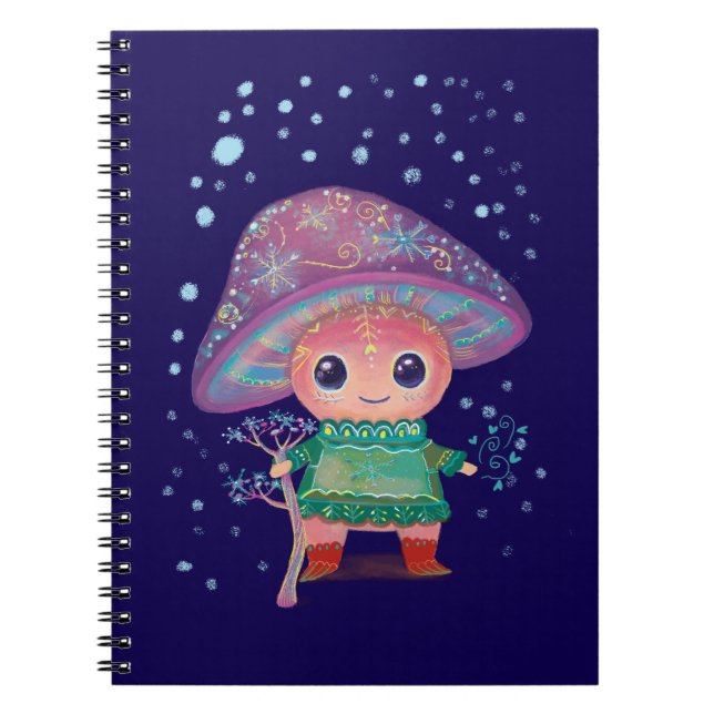 winter mushroom notebook (Front)
