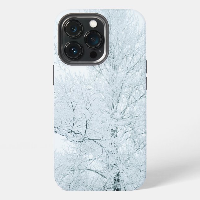Winter Nature Background iPhone Case (Back)
